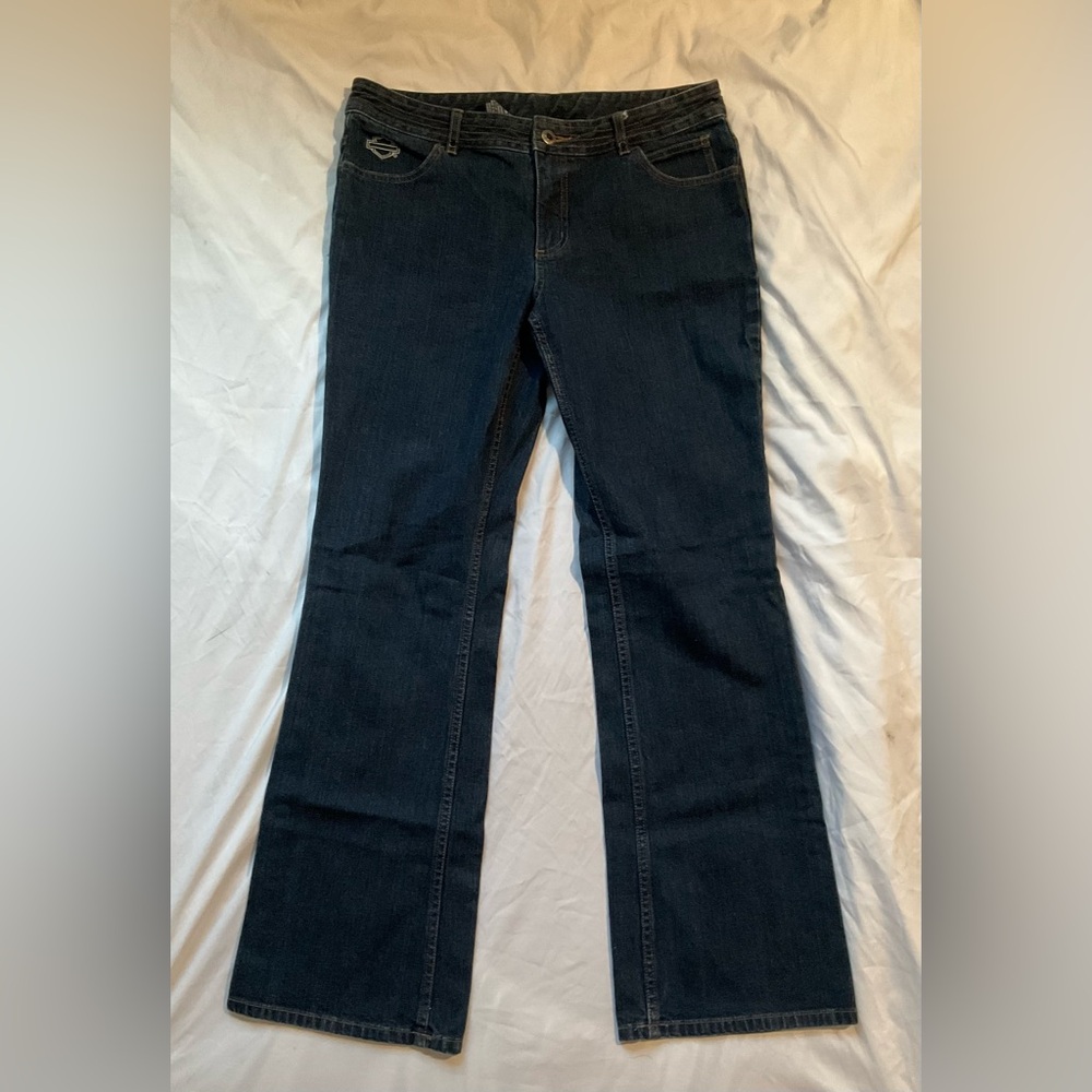Low-Mid rise bootcut Harley Davidson jeans